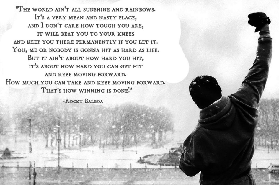 Inspiring Quote from Rocky - foolaa